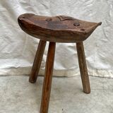 Tabouret art populaire brut