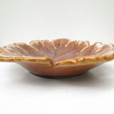 Vallauris vintage ceramic leaf pocket tray