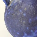 Mid-Century blue Klein vase Heyne ceramics, Germany, 1960s