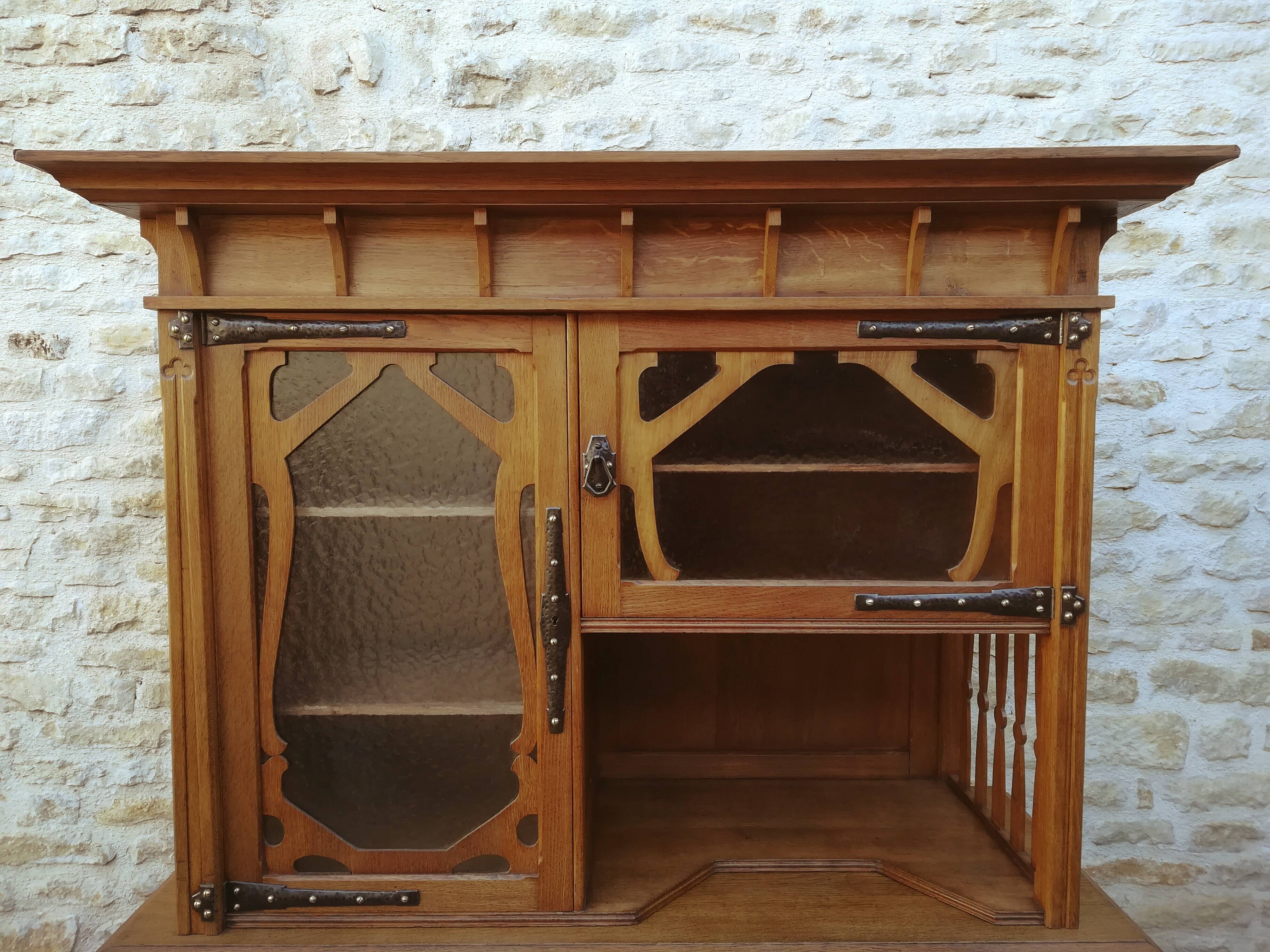 Asymetric art nouveau buffet