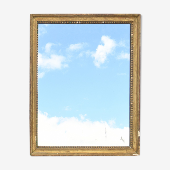 Miroir en bois doré 49x60cm