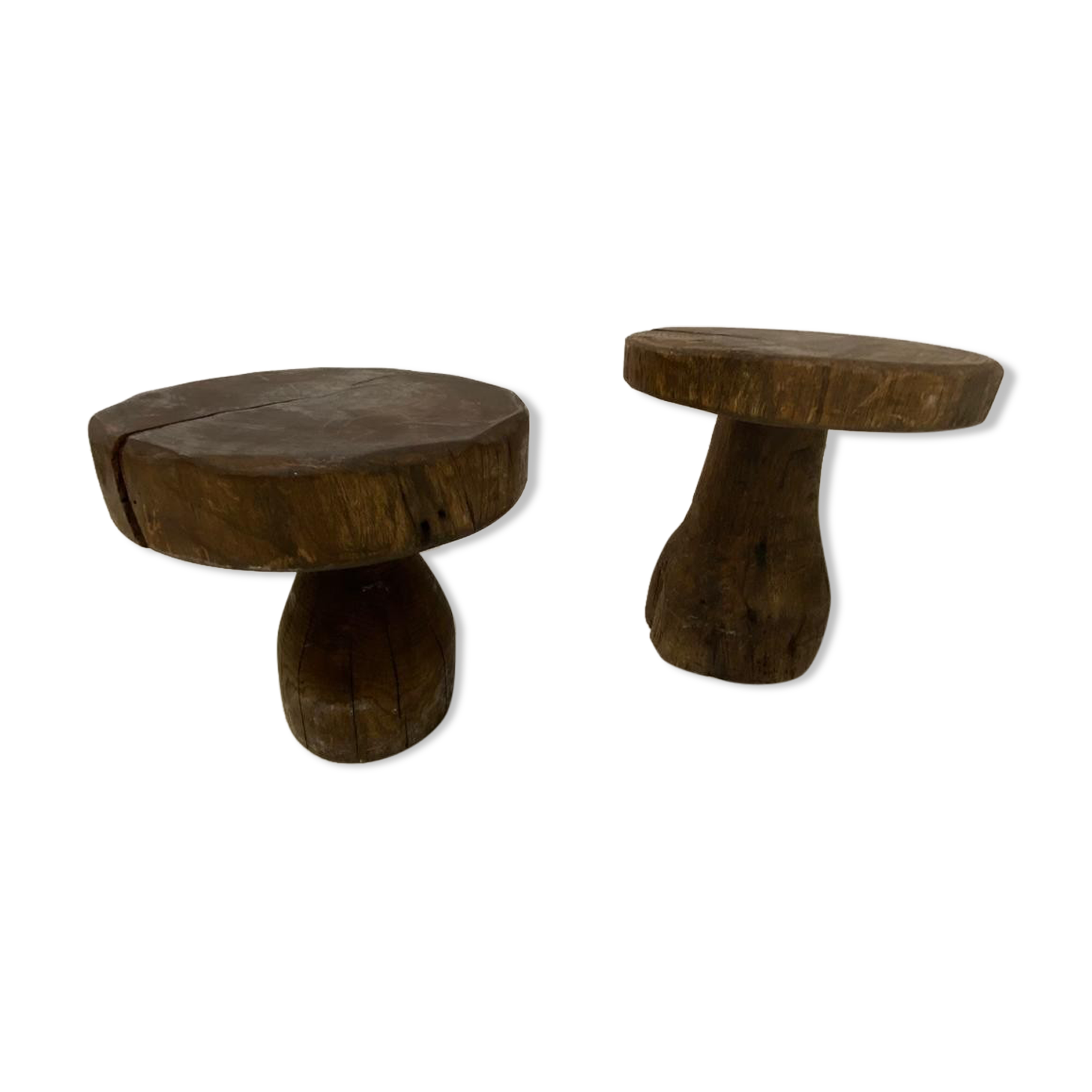 Brutalist mushroom stool