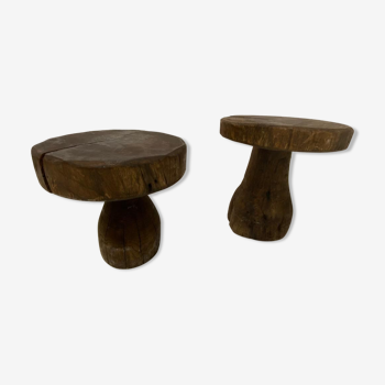 Brutalist mushroom stool