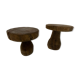Brutalist mushroom stool