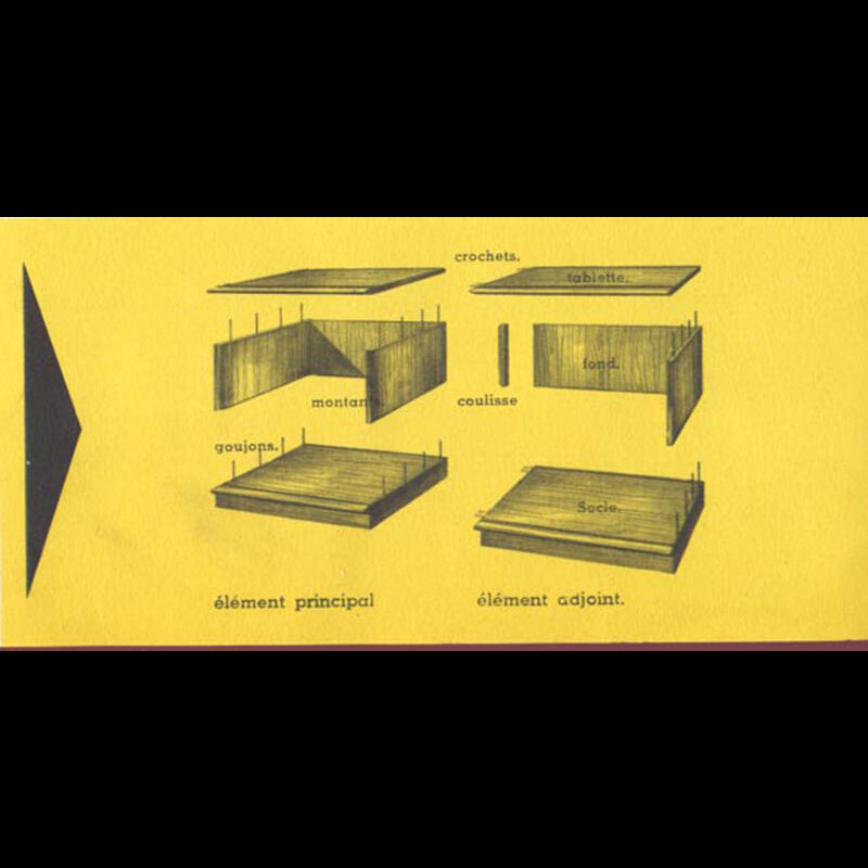 Oscar oak bookcase early 1950s