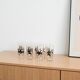 Set of eight glasses, Danish design, 1970s, manufactured in Denmark