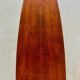 Table basse vintage danoise en teck et rotin des années 1960