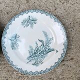 Old model plate, Saint-Amand, lily of the valley