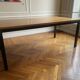 Table room & board parsons – noyer & metal structure – 183 × 91 cm