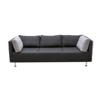 Sedus Sopha sofa in black fabric