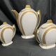 Art Deco, 9-piece Limoges porcelain coffee service circa 1930