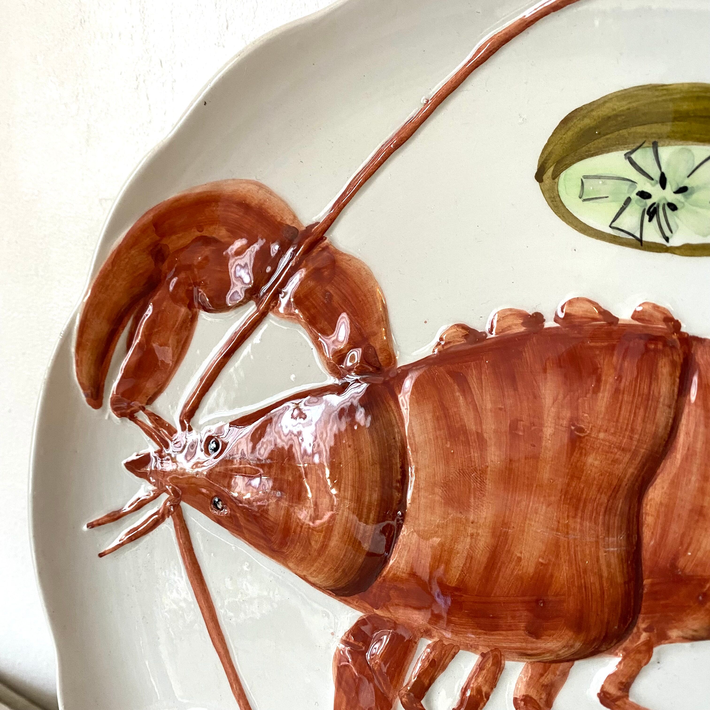 Decorative plate Lobster Italy