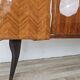 Enfilade en acajou avec plateau en verre