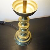Art Nouveau Brass Empire Table Lamp
