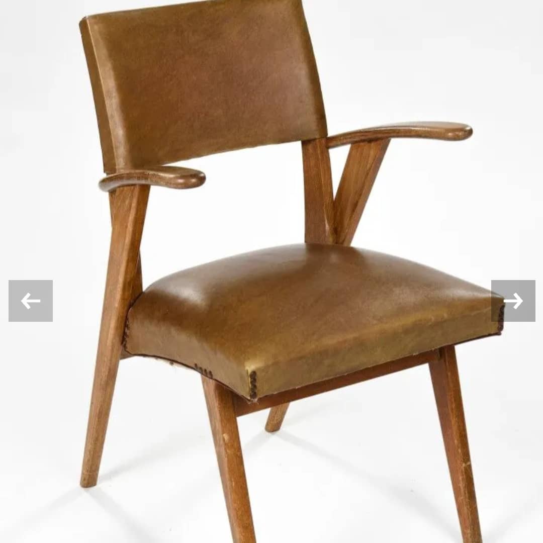 Pair of vintage Scandinavian style armchairs