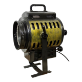 Vintage black theatre spotlight table lamp, 1960s