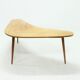 Boomerang desk table in birch 1950s