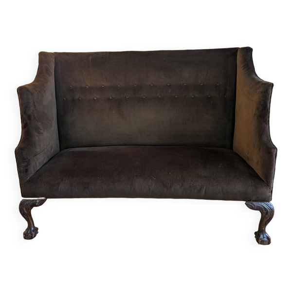 Banquette anglaise en belours