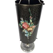 Dutch design - Umbrella bin (or umbrella stand) - hand-painted - enamel