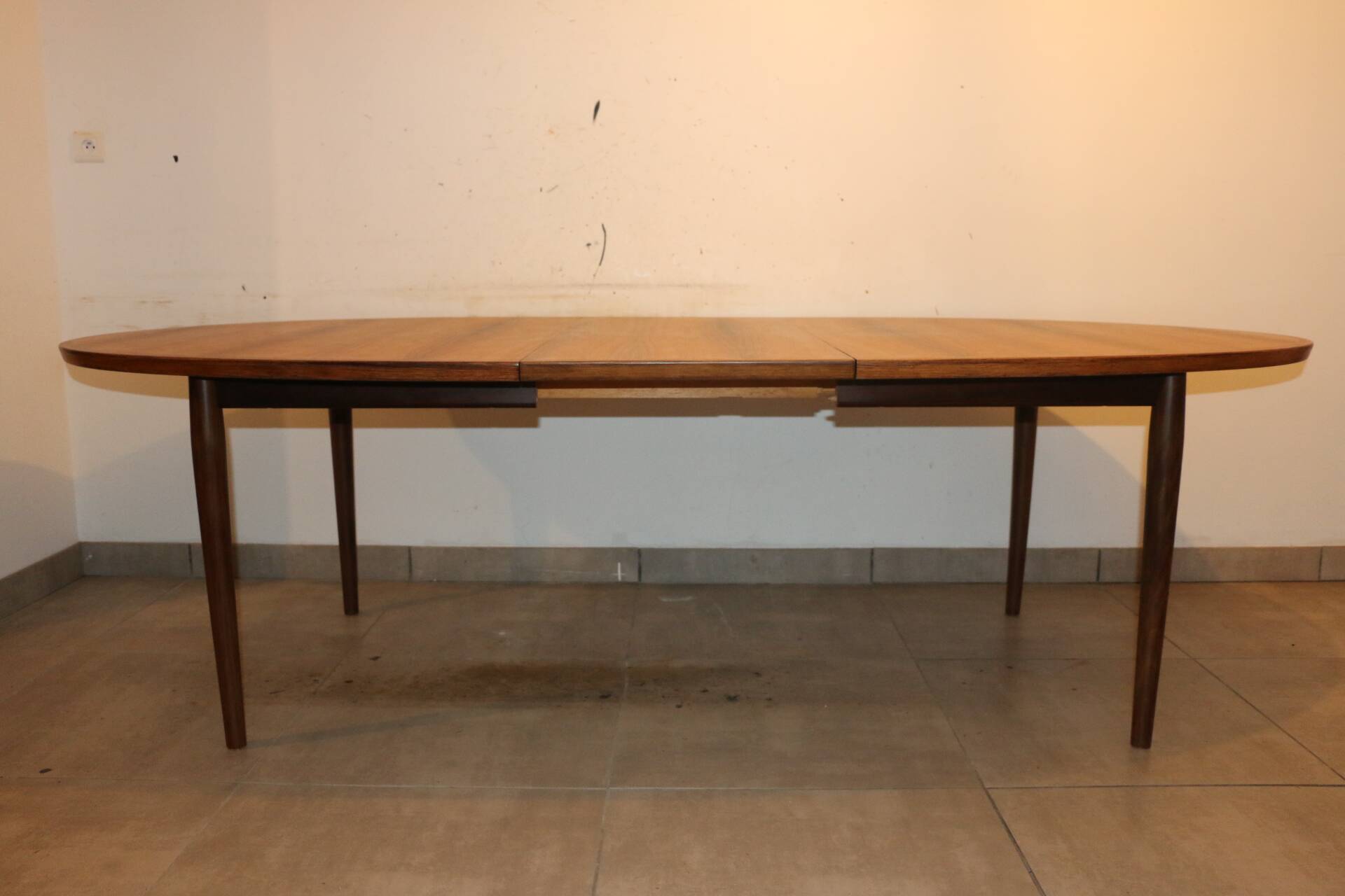 Arne Vodder rosewood table for 6/10 people