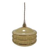 Speckled glass pendant light