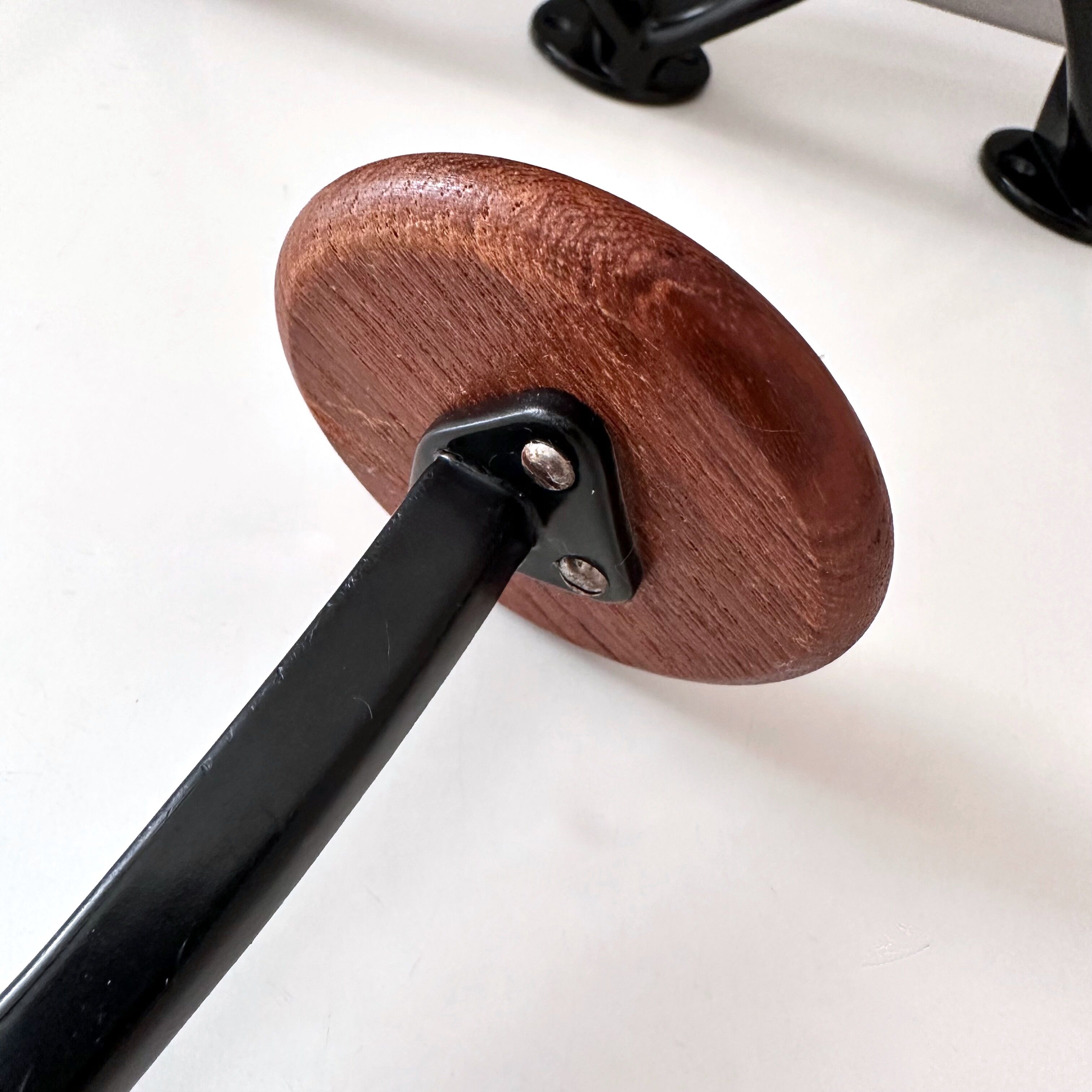 4 Vintage coat hooks brown, 70's interior