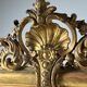 Ensemble de 2 miroirs dorés antiques français du 19ème siècle