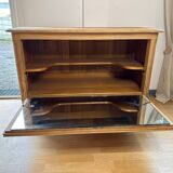 airbrushed bar cabinet