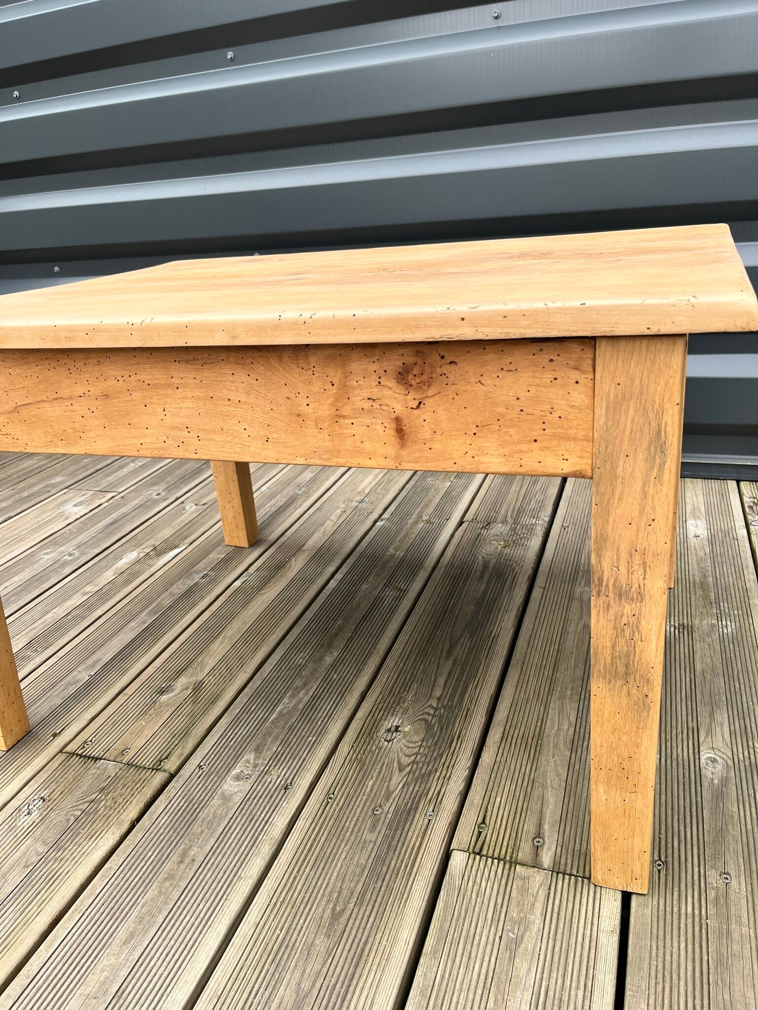 Wooden coffee table