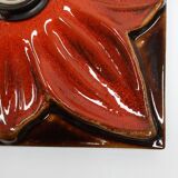 Vintage wandlamp keramiek jaren 60