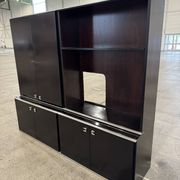 Buffet, meuble de rangement en acajou par Abbondinterni, Italie 1970