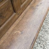 Wooden church pew