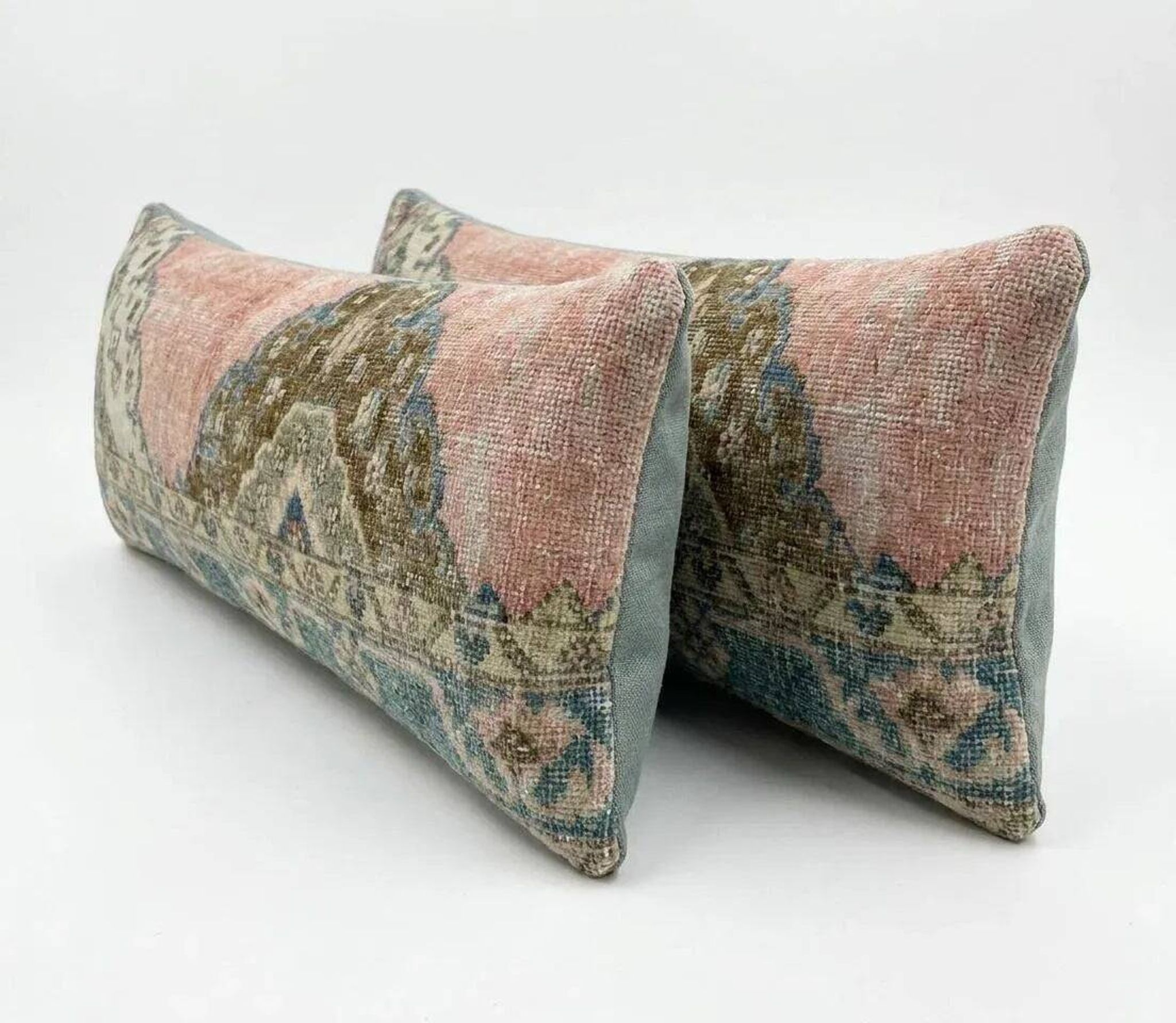 Lot de 2 housses de coussin turque vintage 38x119 cm