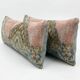 Set of 2 vintage Turkish cushion covers 38x119 cm