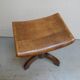 Tabouret de piano vintage en chêne des années 1930