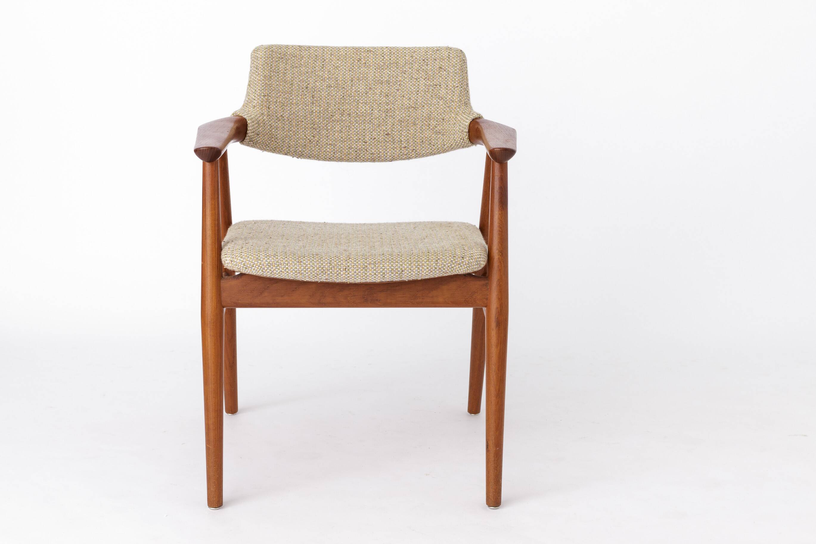 5 Erik Kirkegaard Chairs, 1960s, Vintage, for Glostrup, model GM11, Danish, Teak