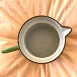 Enamelled cast iron pitcher 1950