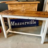 Restored wooden console