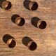 Mini cup, saucer or egg cup in teak H5 D5