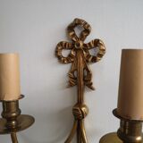 Wall apply in gilded brass