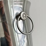 Shiny metal champagne bucket