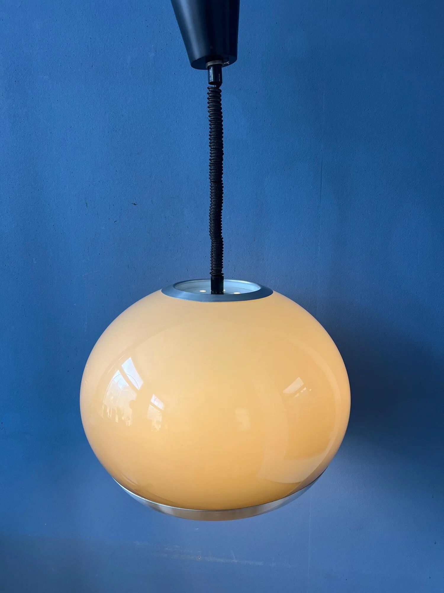 Vintage Dijkstra Space Age Mushroom Pendant Lamp