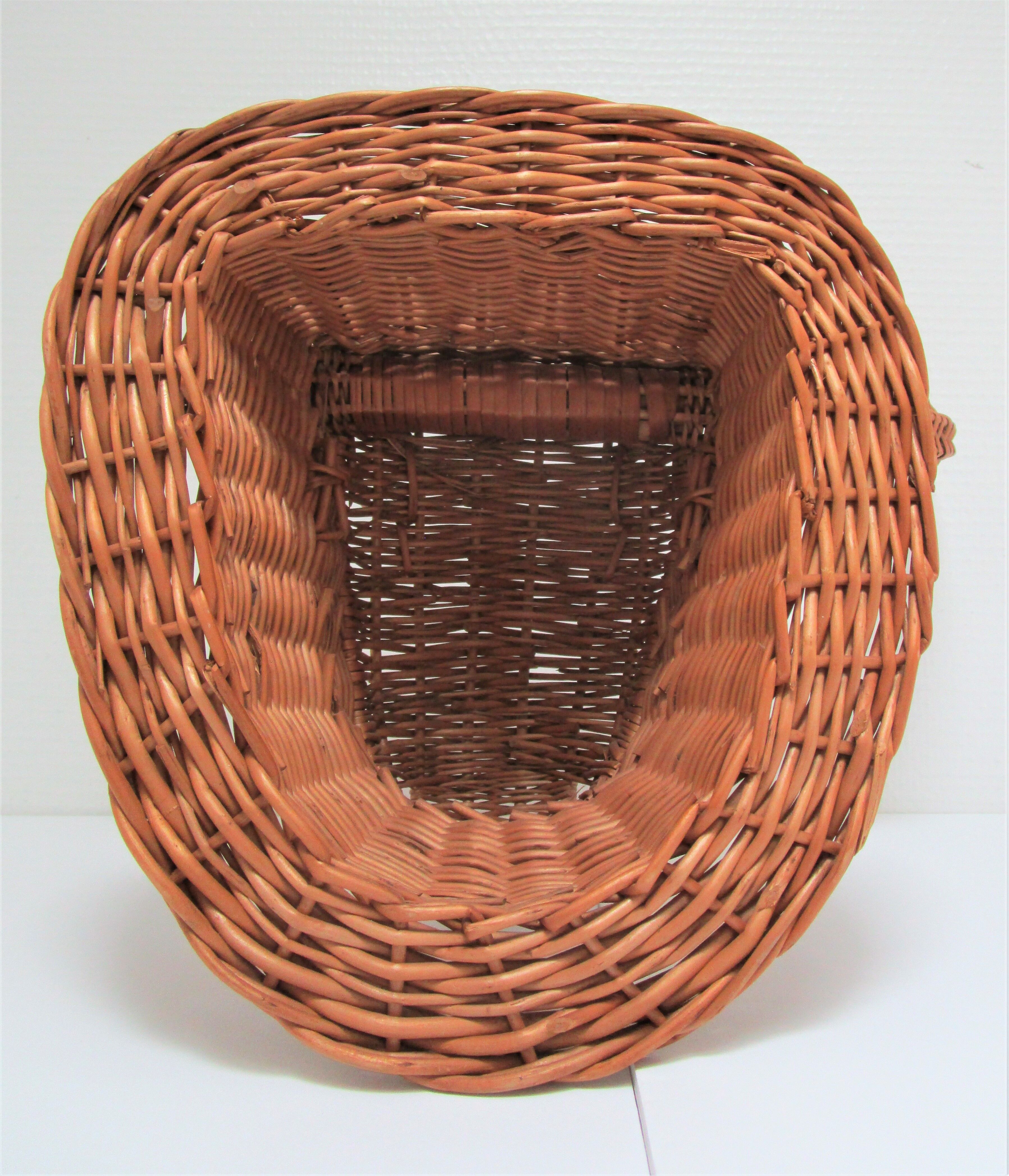 Bull head minotaur wicker vintage 60s-70s