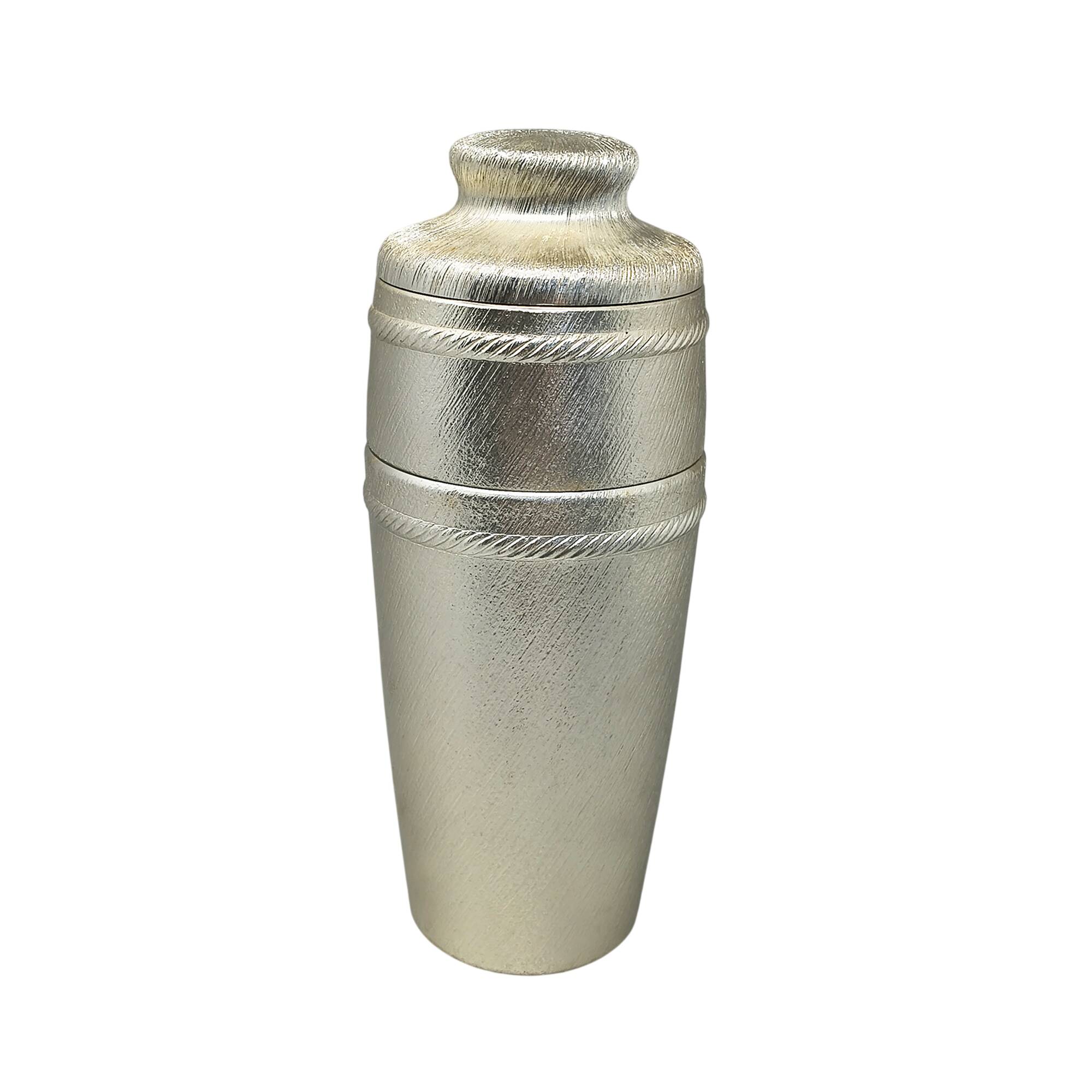 1960s Mid-Century Modern Italian Cocktail Shaker by Giovanni Alessi (FAO)