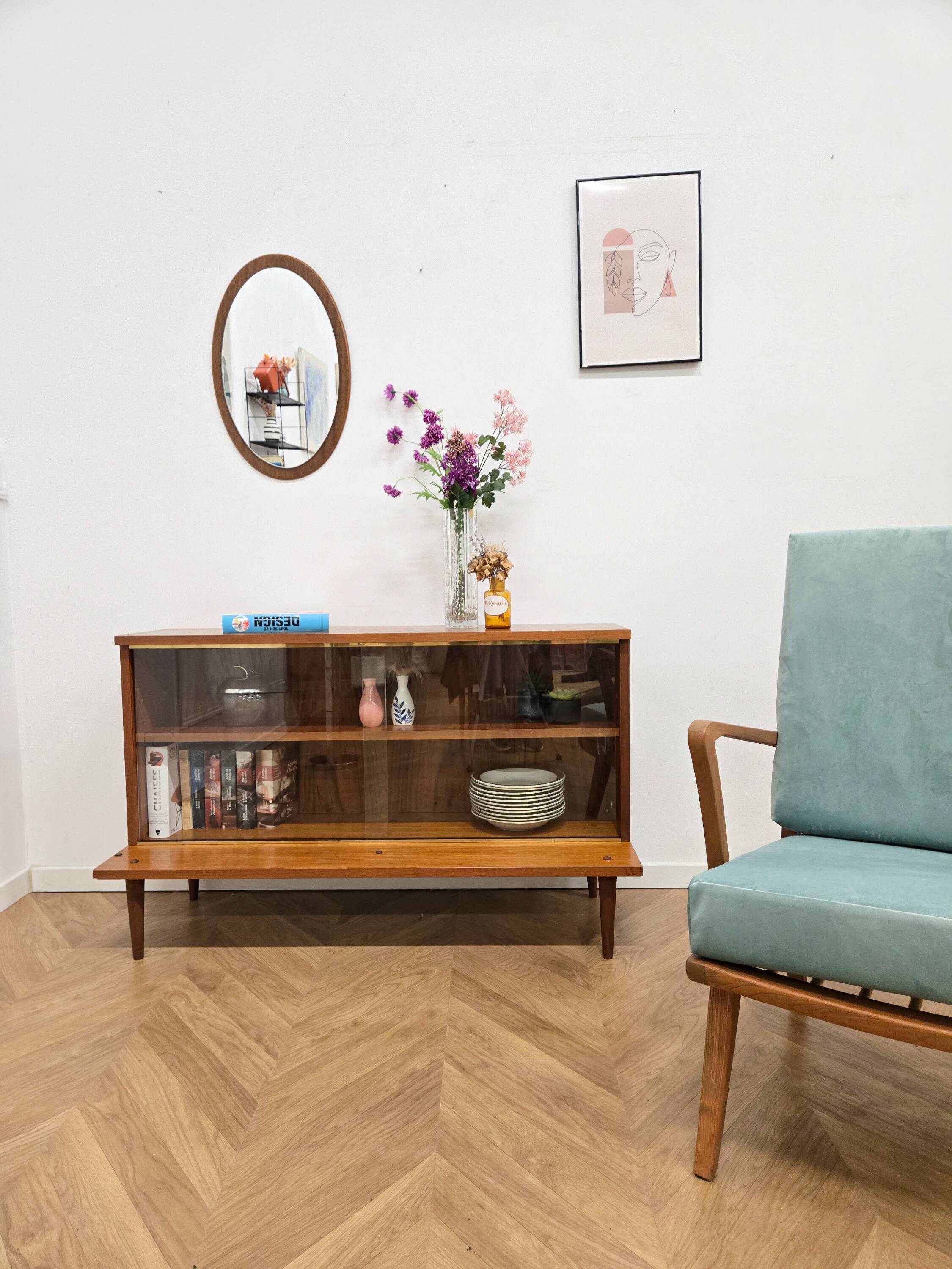 Vintage glass cabinet