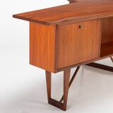 Freestanding Boomerang Writing Desk by Peter Løvig Nielsen for Løvig, 1960s