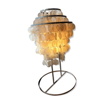 vintage mother-of-pearl lamp