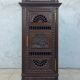 Breton style bonnetière wardrobe in natural wood