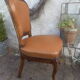 Chaise Louis Philippe en noyer massif
