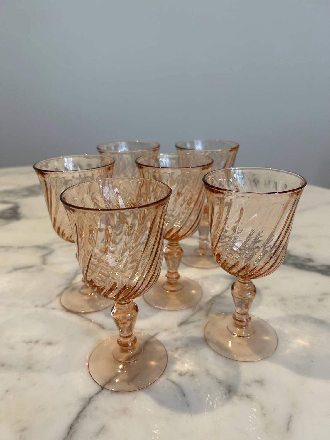 Série de 6 verres à vin Rosaline luminarc